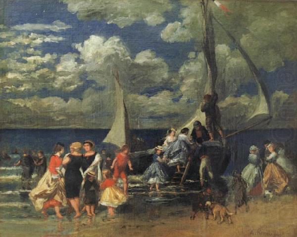 Pierre Renoir Return of a Boating Party china oil painting image